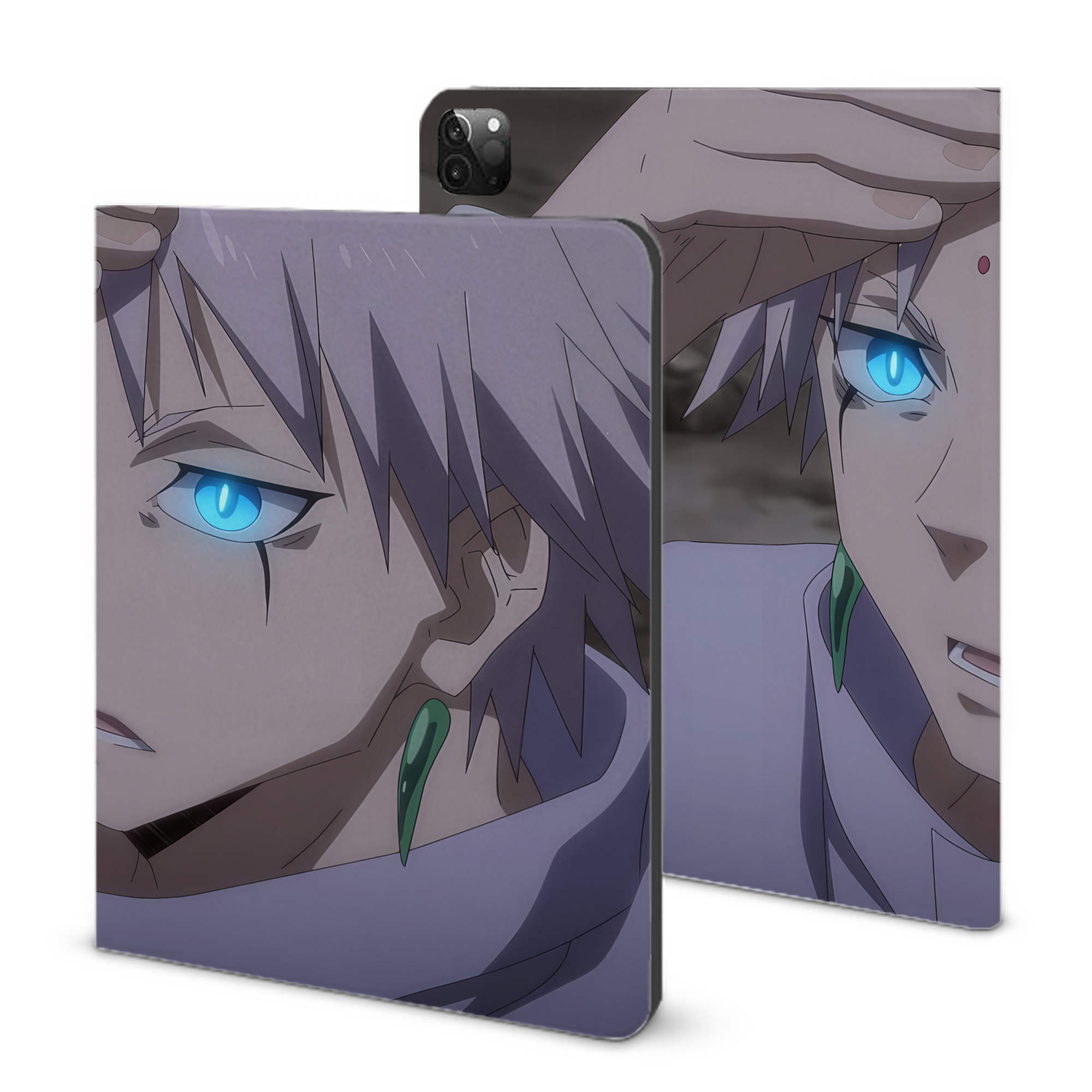 （画像用） 転スラ Regarding Reincarnated to Slime IPadケース ペンホルダー付き ブックスタイルデザイン
